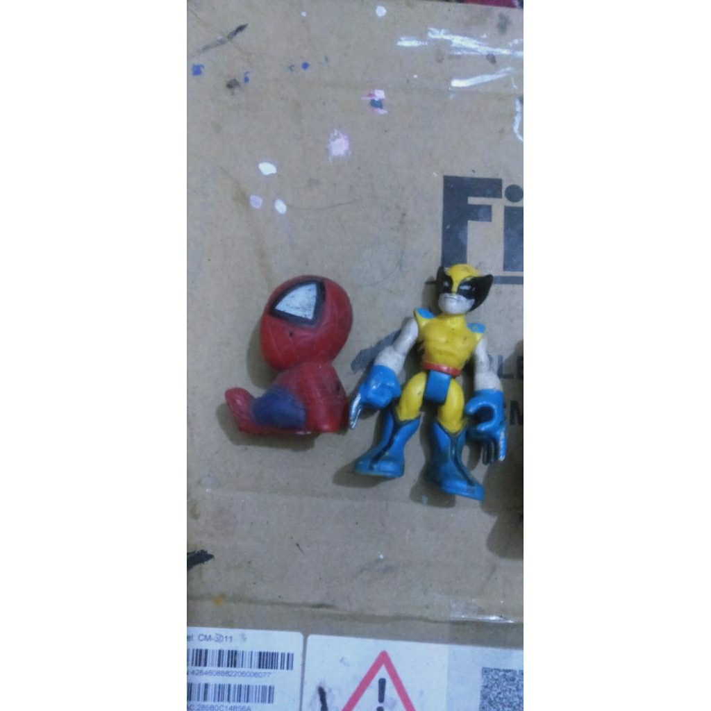 Action figure vintage Wolverine,Raphael,Cena& Peter