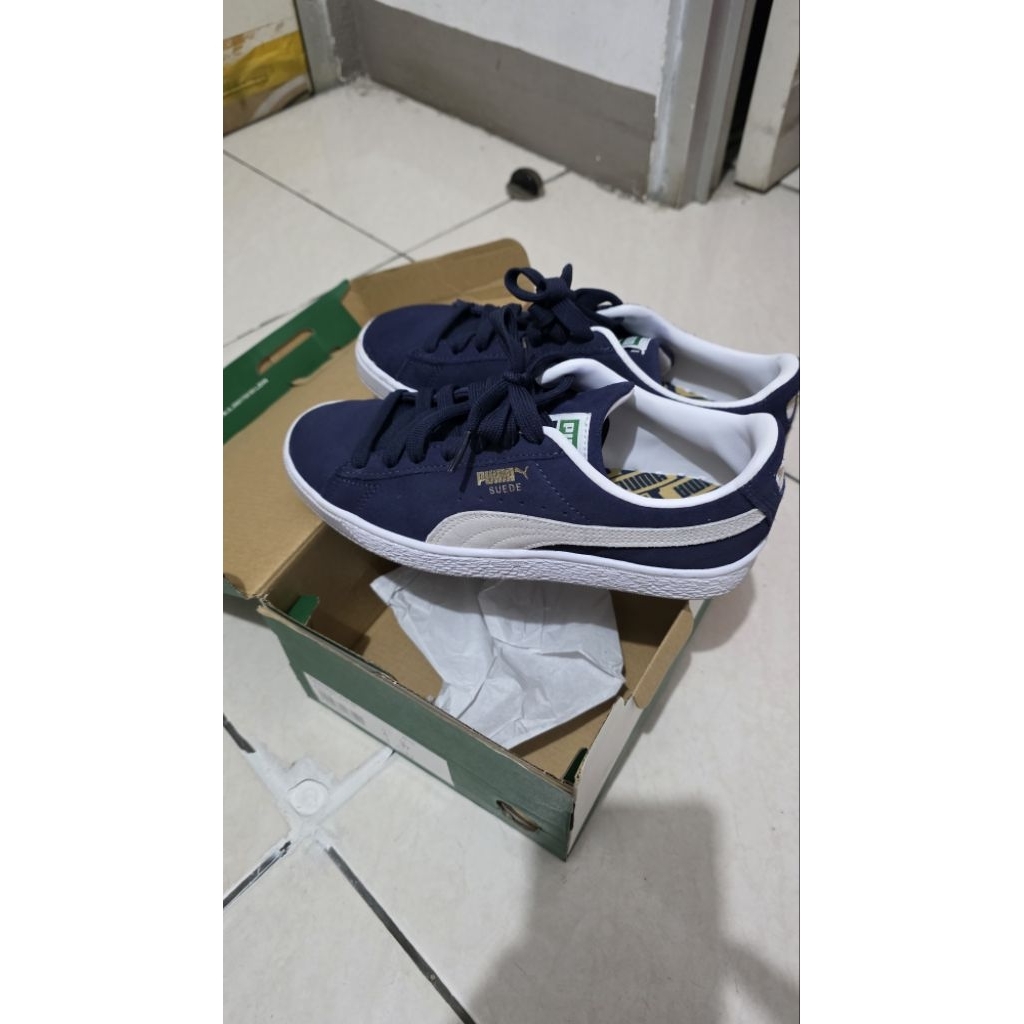Sepatu puma Suede classic XXI ladies bekas size US 4.5 insole 22.5cm