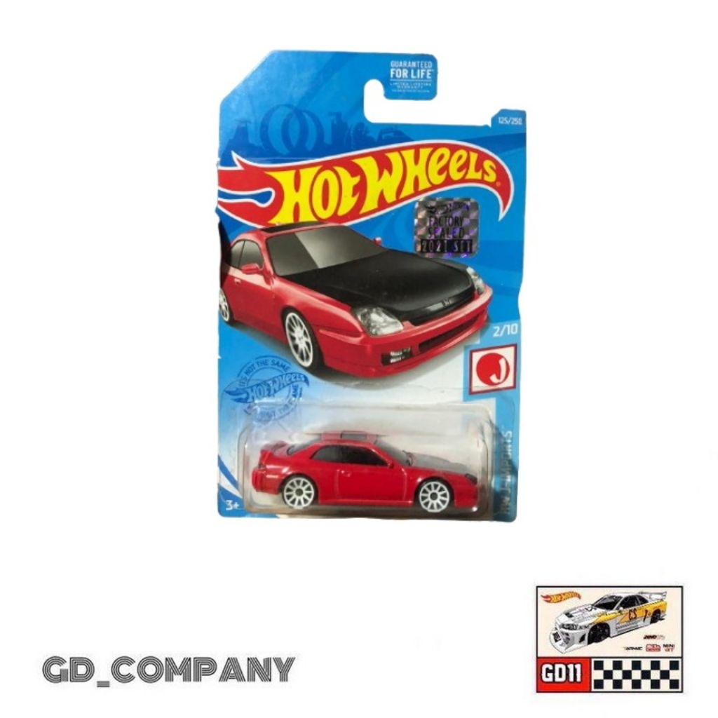 Hotwheels Honda Prelude Merah Factory Sealed (Free protektor)