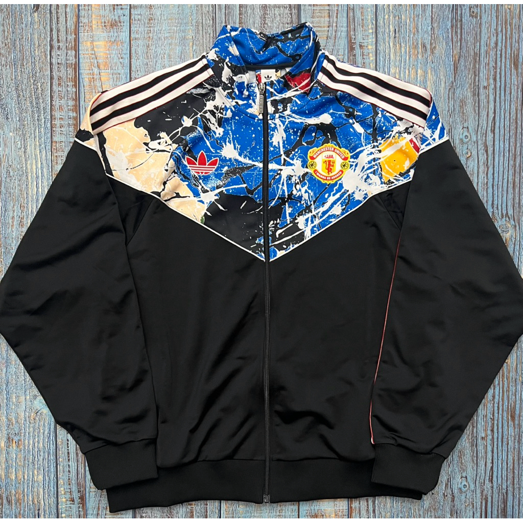 Jaket Jacket Tracktop Tracktop Manchester United The Stone Roses 2026 Official Merchandise