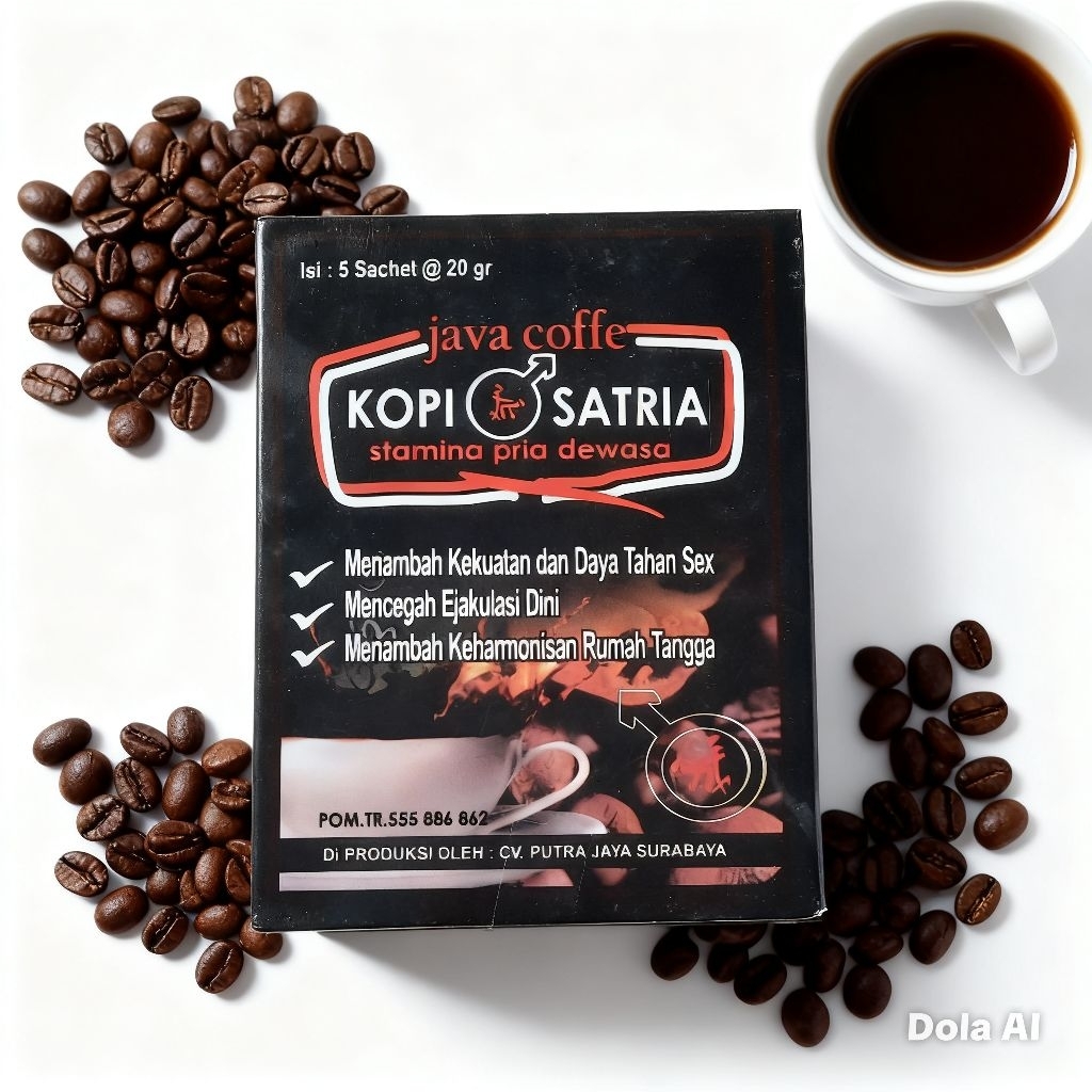 KOPI SATRIA Original Java Coffee Minuman Stamina Pria Dewasa Vitalitas & Energi