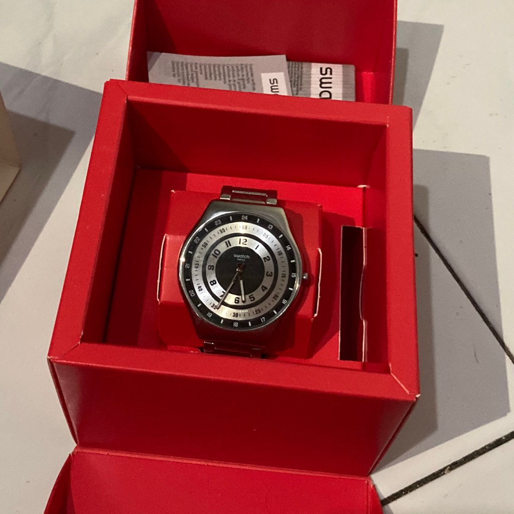 Swatch Rings Of Irony Analog Watch Pria Original