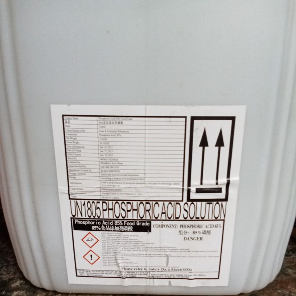 Asam Fosfat/H3PO4 ~85% 2 kg