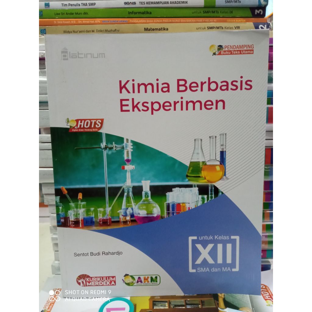 Buku kimia berbasis eksperimen untuk SMA kelas 12 kurikulum merdeka platinum