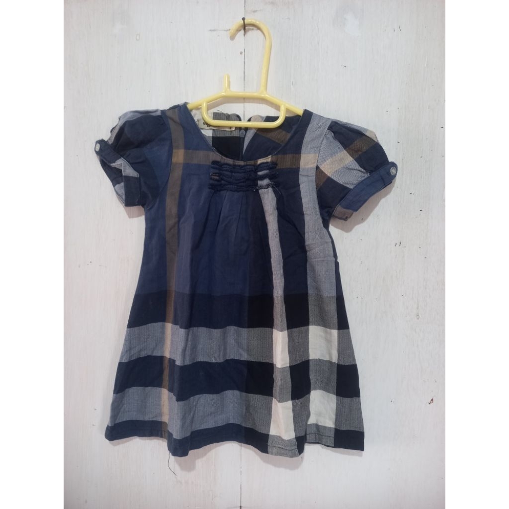 Preloved Dress Anak Burberry Style