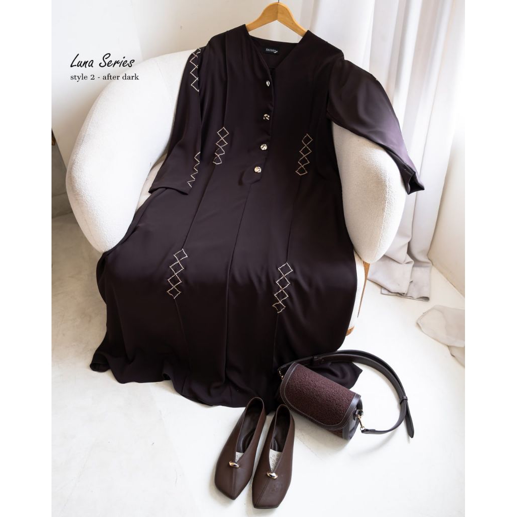 [ZAUHARA] GAMIS LUNA BY ZAUHARA TERBARU / GAMIS LEBARAN 2026 / GAMIS ANTI UV