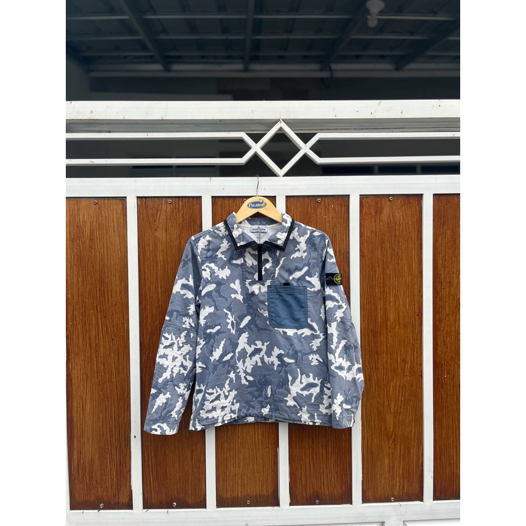 stone island camo flag