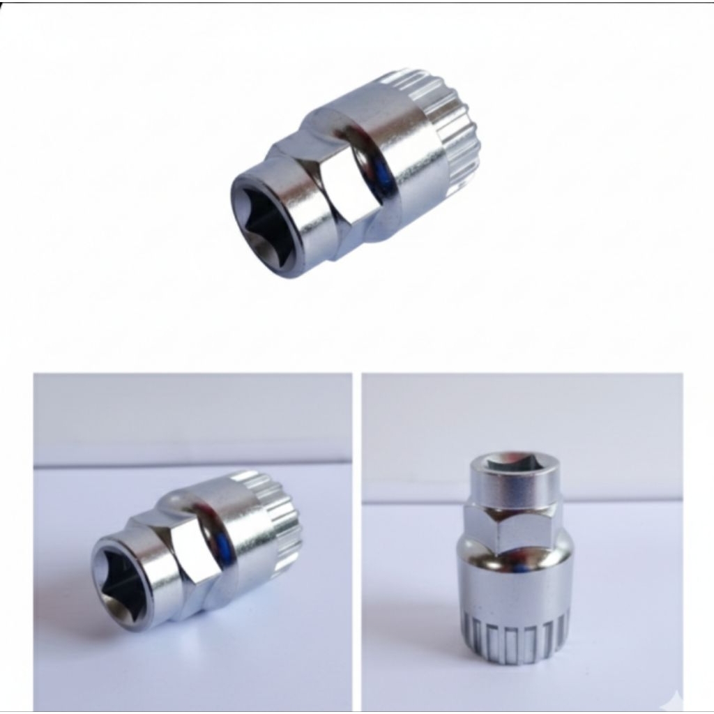 Kunci BB HT1 Kotak Alat Pembuka Pasang Crank Sepeda Bearing Engkol Reparasi Crankset Wrench Tools Ku