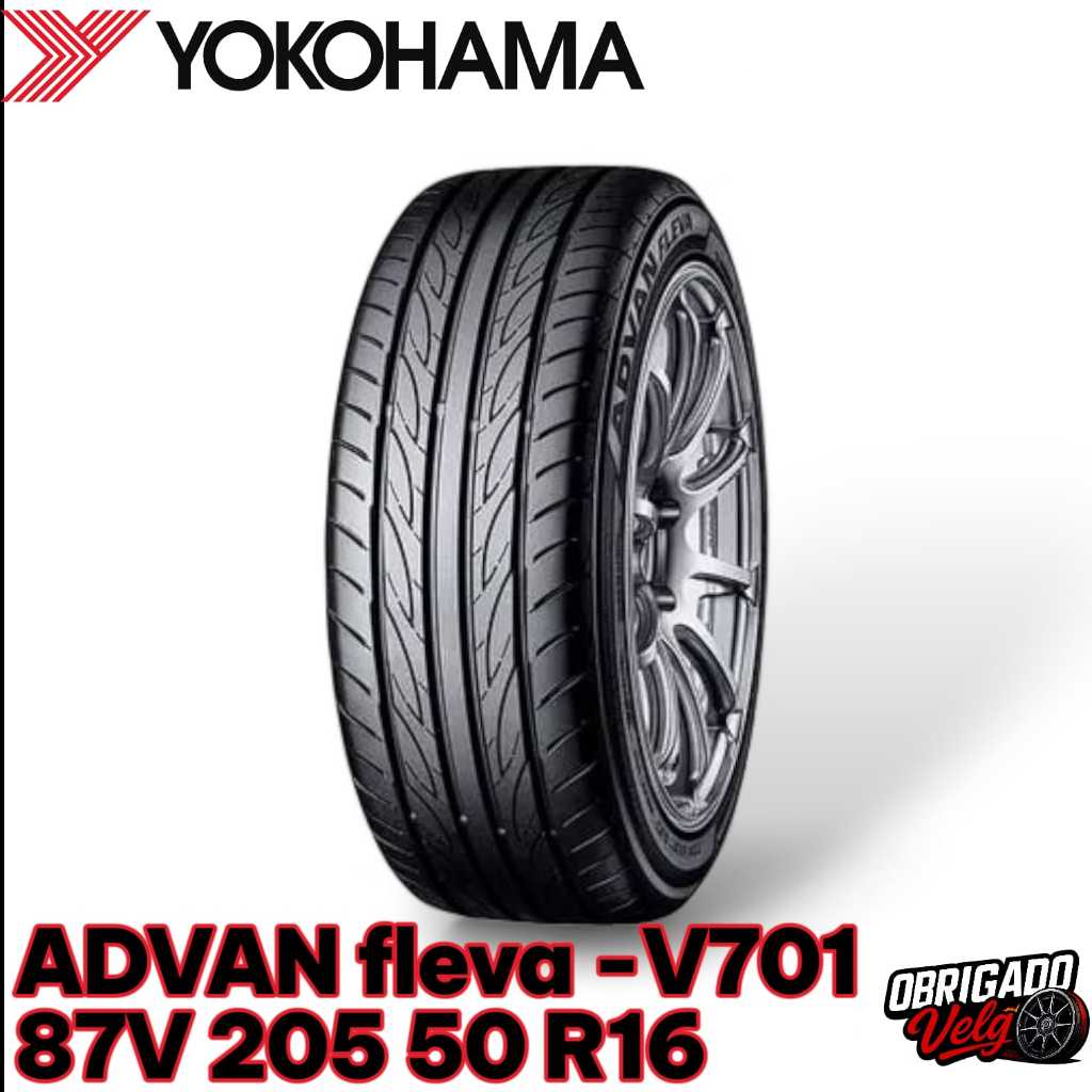 BAN MOBIL RING16 TYPE YOKOHAMA ADVAN fleva -V701 87V 205 50 R16