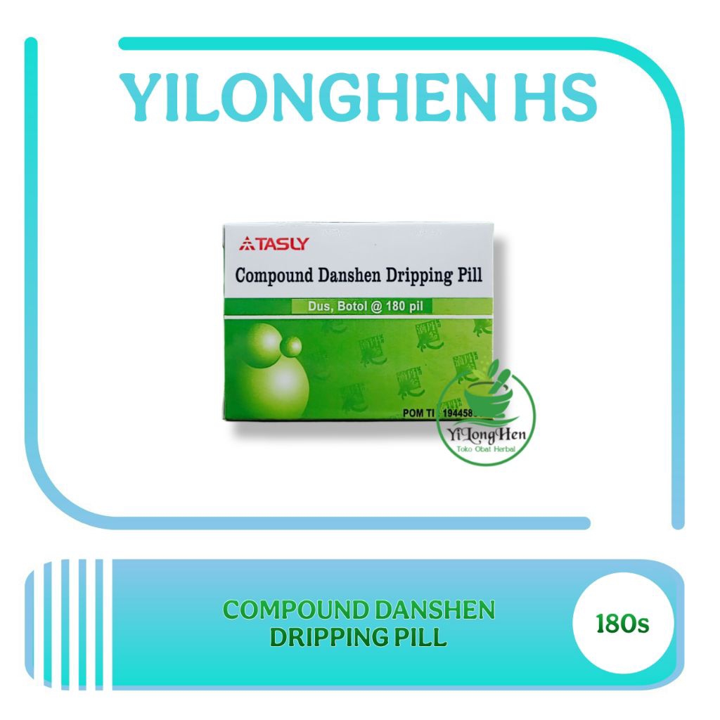 Tasly Compound Danshen Dripping Pill Obat Herbal China Untuk Meningkatkan Sirkulasi Darah Melebarkan