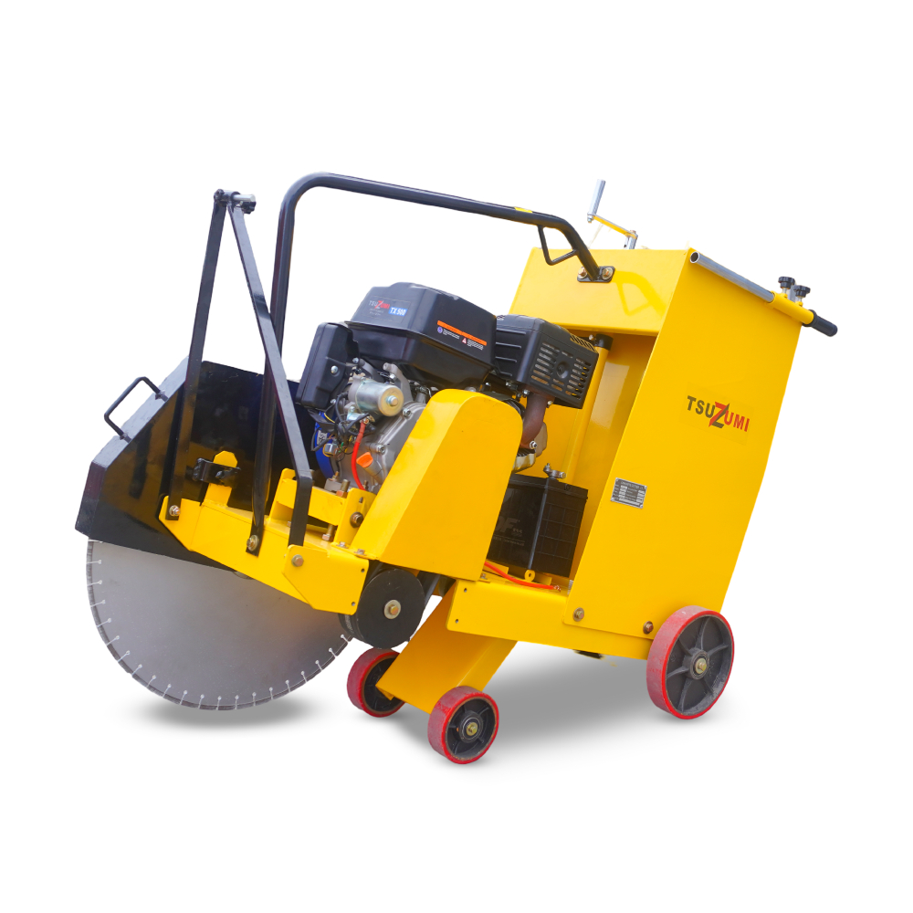 Mesin potong aspal besar 27 inch TSUZUMI TCQ27 + Gasoline engine TX500 electric stater Big Gasoline 