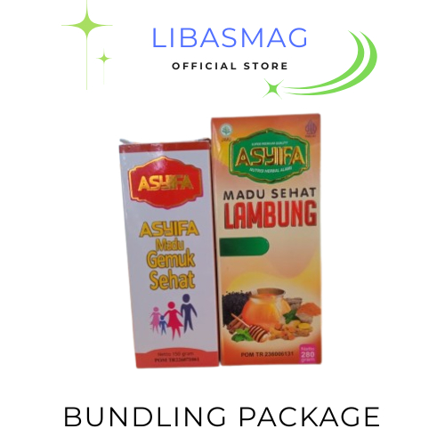 Bundling Hemat asyifa Madu sehat lambung Asyifa + madu gemuk asyifa