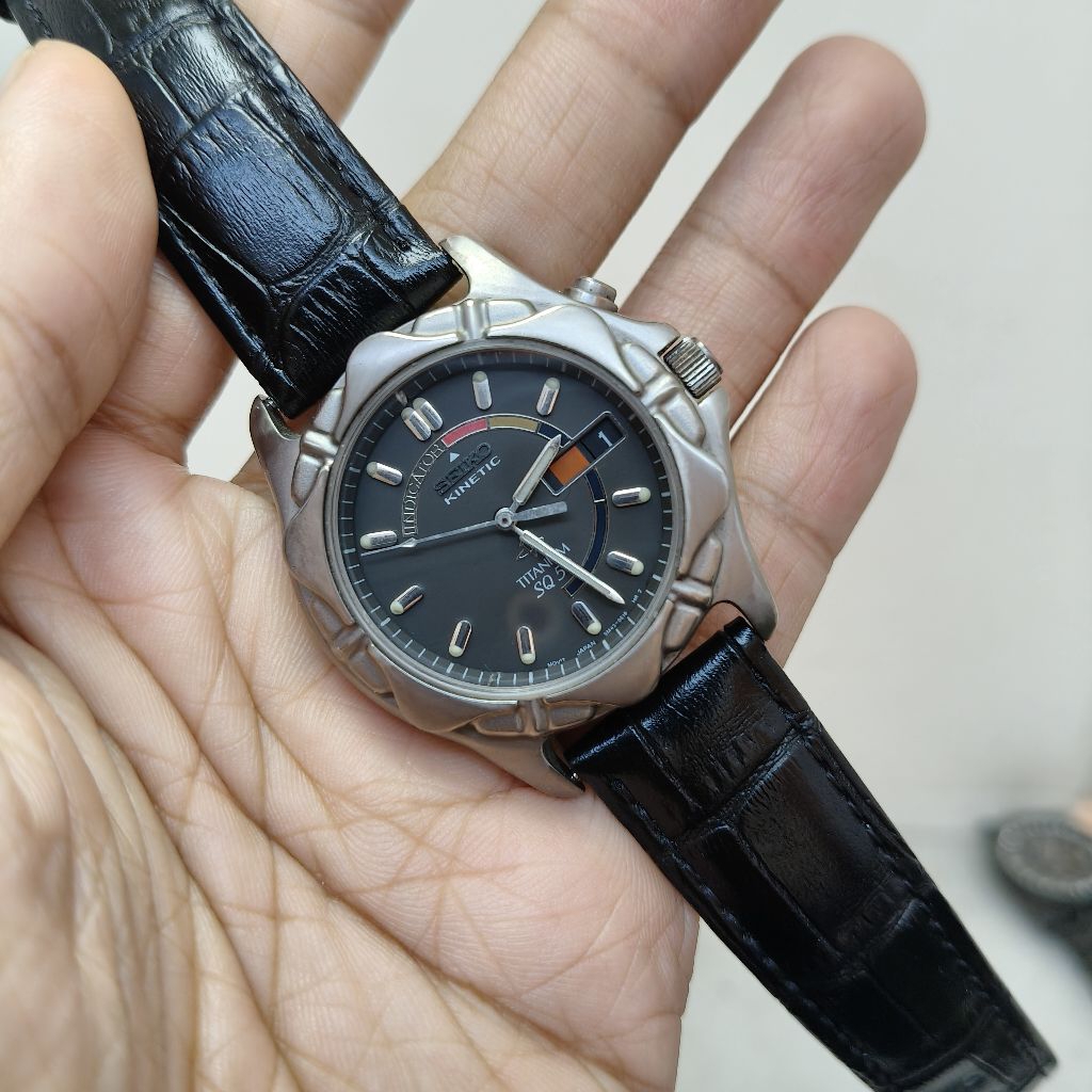 Seiko Kinetic SQ-50 Titanium Rare Item