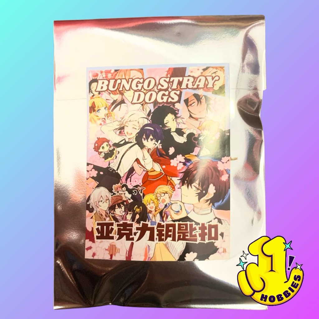 ELEVEN HOBBIES - BUNGO STRAY DOGS BSD Keychain Gantungan Kunci Merchandise Anime Acrylic Akrilik