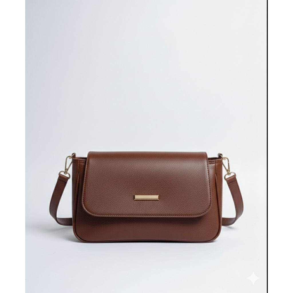 Tas selempang kecil / sling bag wanita Korea Mini elegan Kekinian Mini Casual Simple Mewah Warna Hit