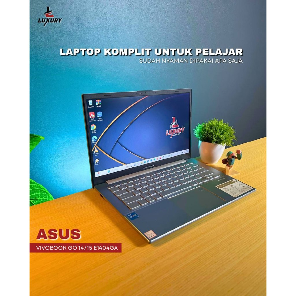 LAPTOP ASUS VIVOBOOK GO 14/15 E1404GA RAM 8GB SSD 512GB BACKLIGHT SECOND