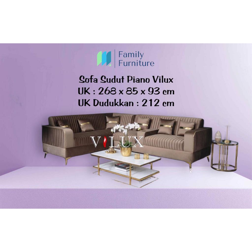 Sofa Sudut Piano Vilux (V, U.ESS )