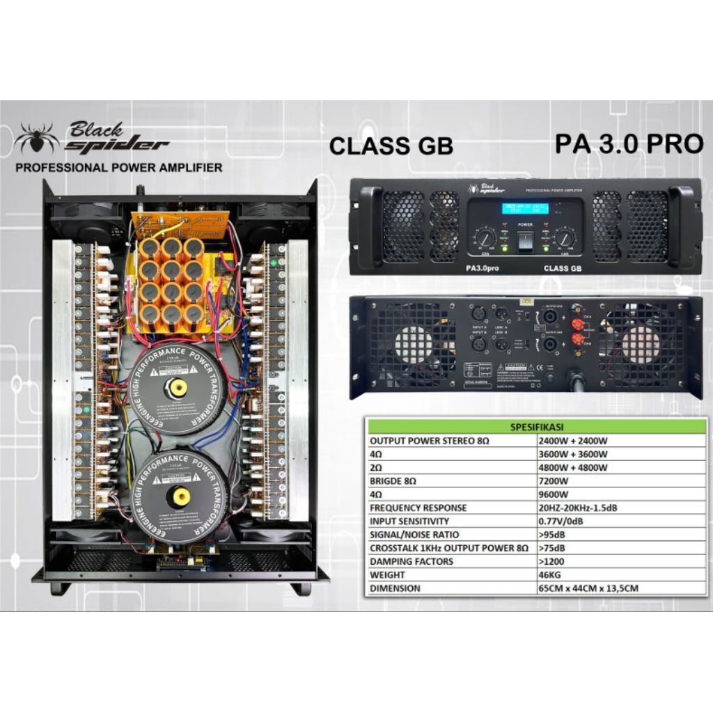 Power amplifier Soundbest PA 3.0 PRO class GB