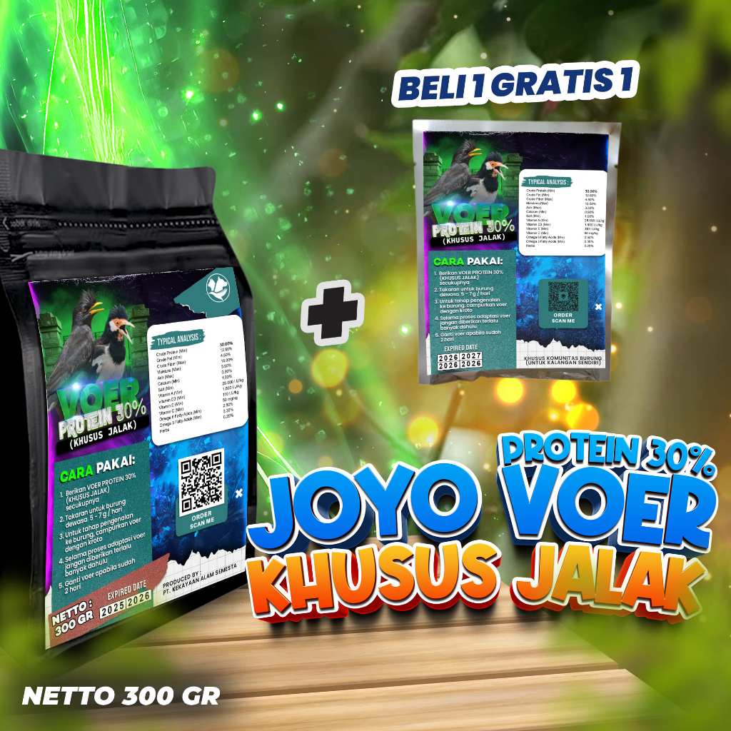 MAKANAN BURUNG JALAK | VOER BURUNG JALAK | VOER HARIAN | VOER NUTRISI KOMPLIT | VOER JALAK PROTEIN 3