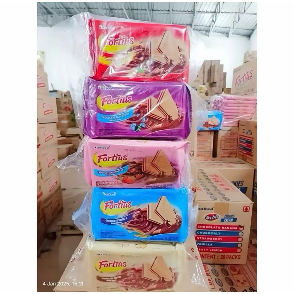 WAFER FORTIUS CREAM / WAFER HAJATAN ISI 10pc