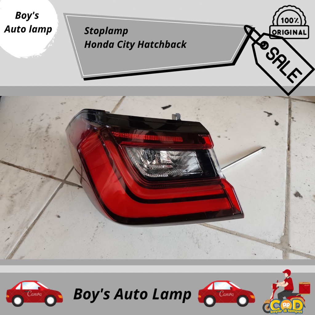 Stoplamp Lampu Belakang Honda City Hatchback Original