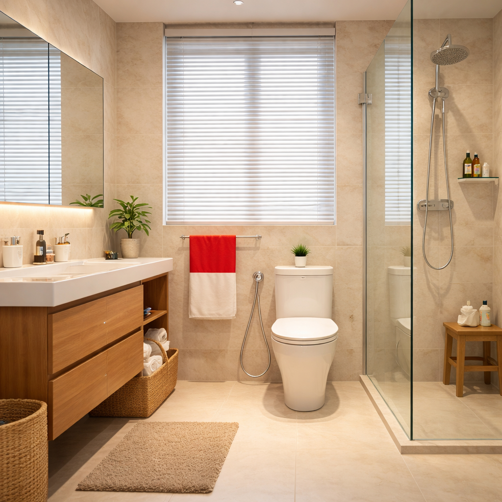 Krei Horizontal Venetian Blinds Aluminium Custom - Krey Tirai Aluminium Gulung - Tirai Modern Minima