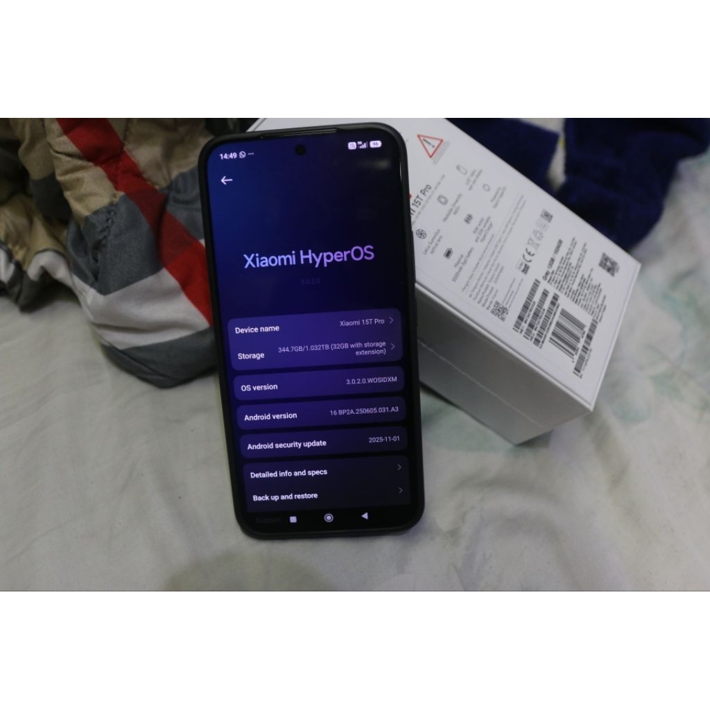 Xiaomi 15T Pro 12GB/1TB – Second Like New (99%)