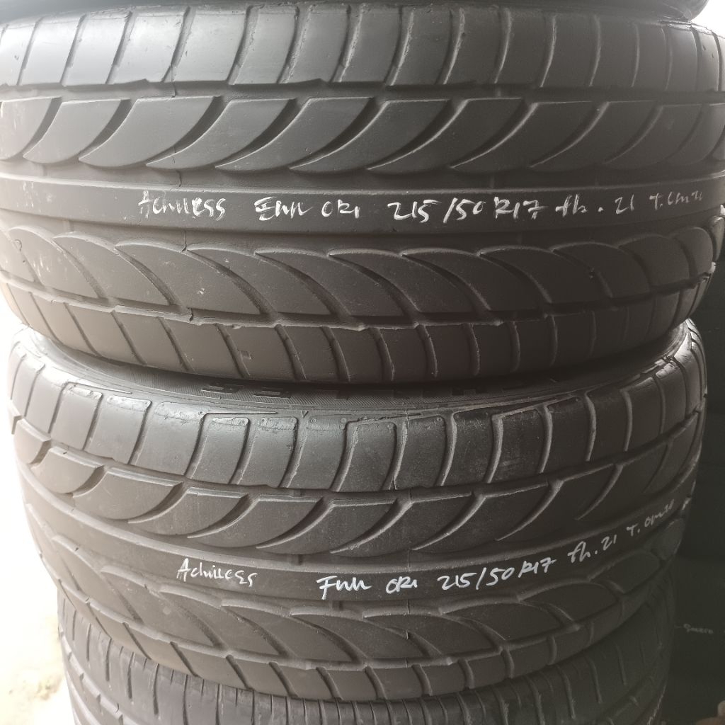 paket 2 ban mobil 215/50 r17 Achilles siap pakai tubles copotan