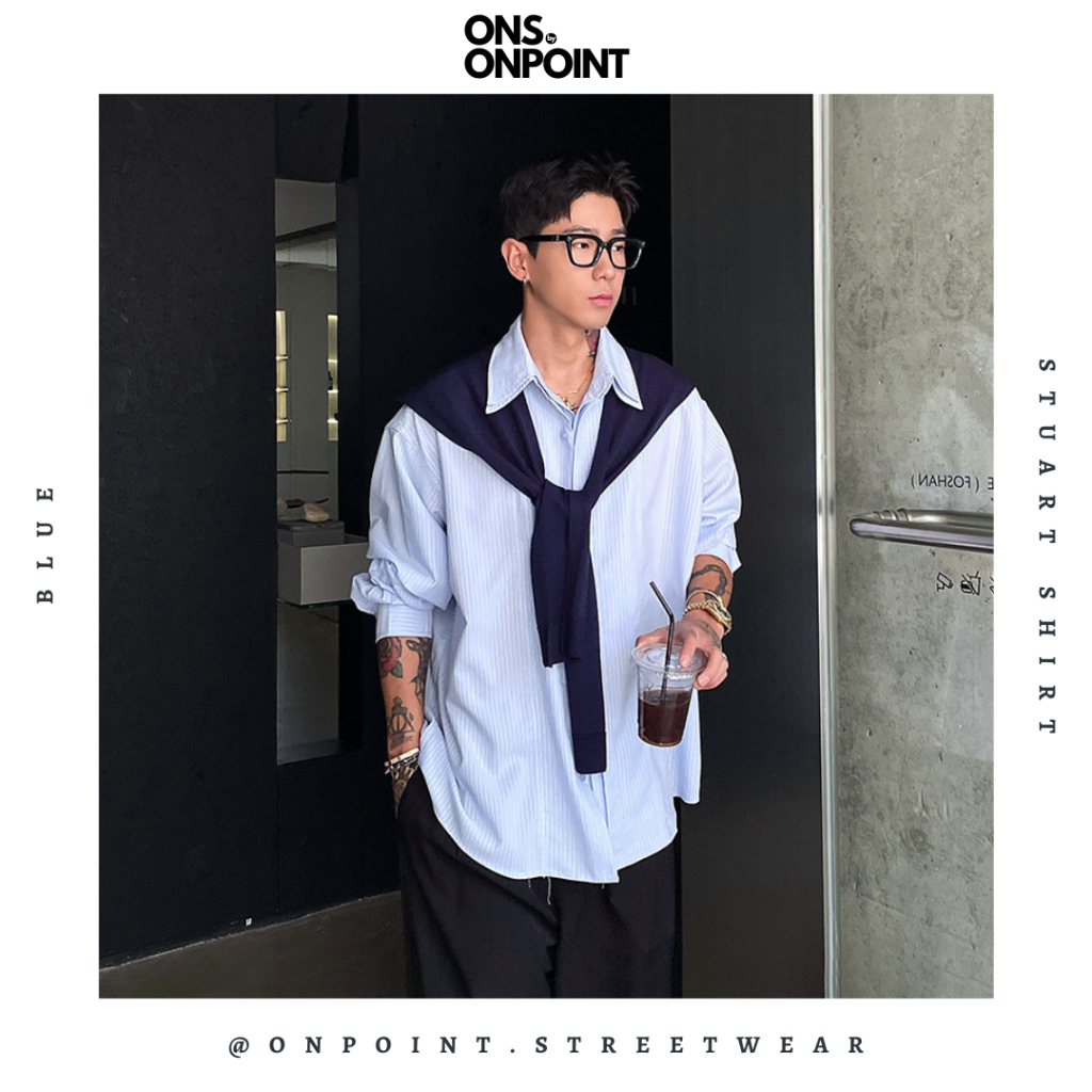 [ONS BY ONPOINT] Stuart Shirt - kemeja lengan pendek short sleeve shirt flannel shirt kemeja flannel