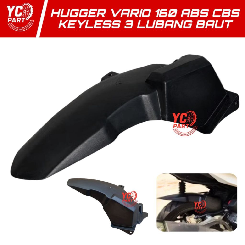 HUGGER SPAKBOR KOLONG VARIO 160 STYLO 160 ABS CBS 2022-2025 HUGGER VARIO 160 HUGGER STYLO 160 SLEBOR
