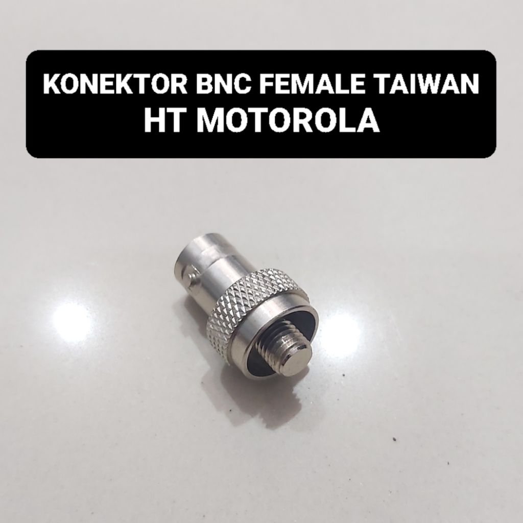 Konektor BNC Female Taiwan HT Motorola Jadul Sambungan Drat