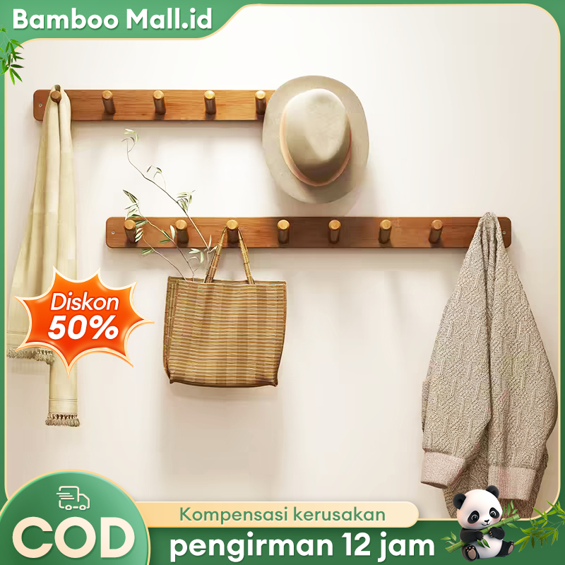 Kait Kayu/Gantungan Baju Kayu/Gantungan Dinding/Gantungan Baju/Baju Serbaguna