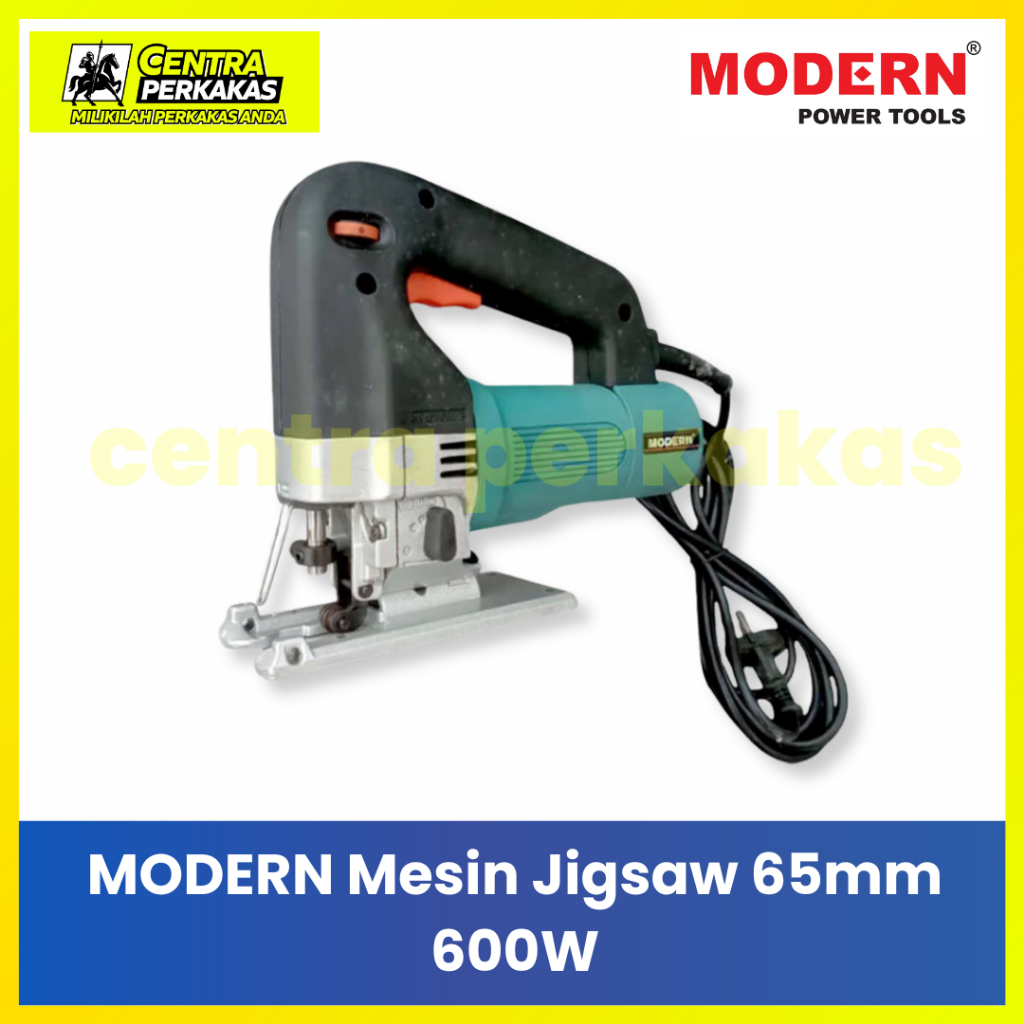 MODERN M-2290B Mesin Jigsaw 65mm Variable Speed - Gergaji Listrik Tangan 600 Watt