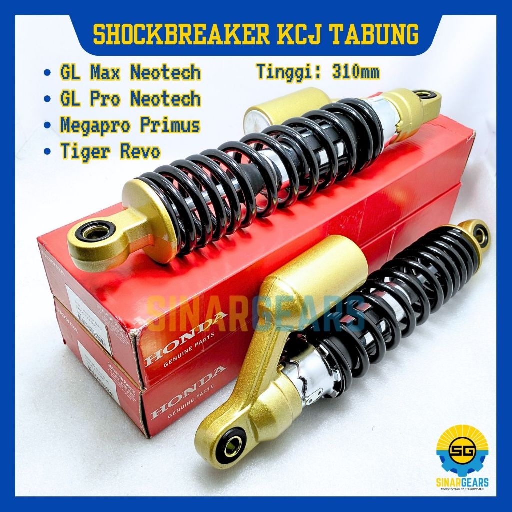 Shock Breaker Belakang Kualitas Original Honda KCJ Tabung Shockbreaker Tiger Revolution Megapro Prim
