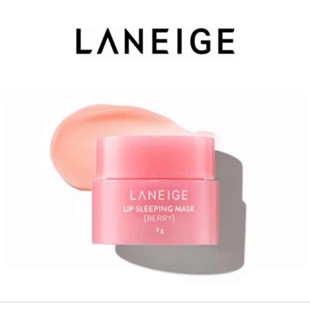 BUY 1 FREE 1| Laneige Lip Sleeping Mask Night Sleep Berry 3gr Mini Tray5o5vel Size Special Care Crea