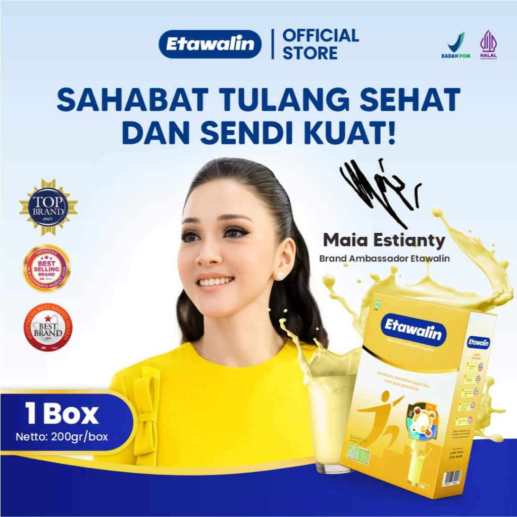 Susu Etawalin 200gr Kesehatan Tulang & Sendi Untuk Anak / Dewasa / Orang Tua