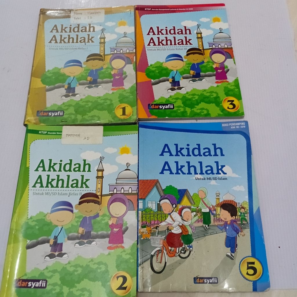 AKIDAH AKHLAK KELAS 1, KELAA 2, KELAS 3, KELAS 5 SD DARSYAFII ORIGINAL PL
