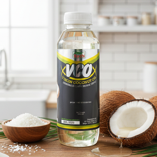 VCO Virgin Coconut Oil 500ml POM MD Rochi Minyak Kelapa Murni Diet Keto Ibu Hamil