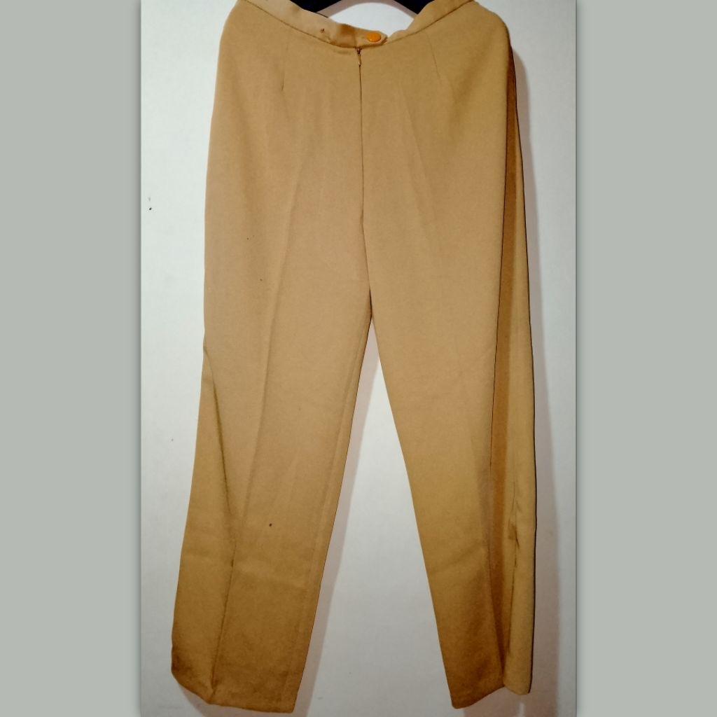 053 || Celana Panjang Wanita Warna Kuning || Preloved