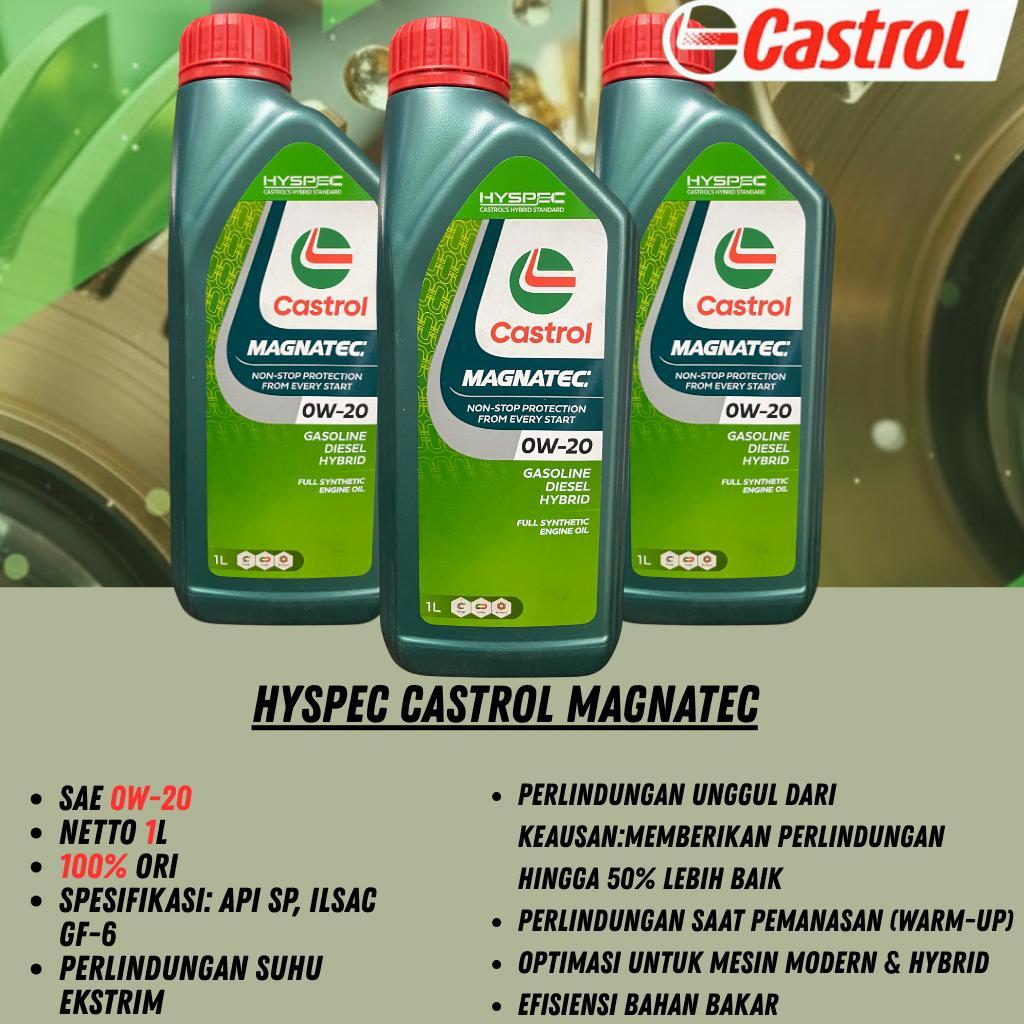 Oli MESIN MOBIL Castrol MAGNATEC Stop-Start 0W-20 Kemasan 1 L