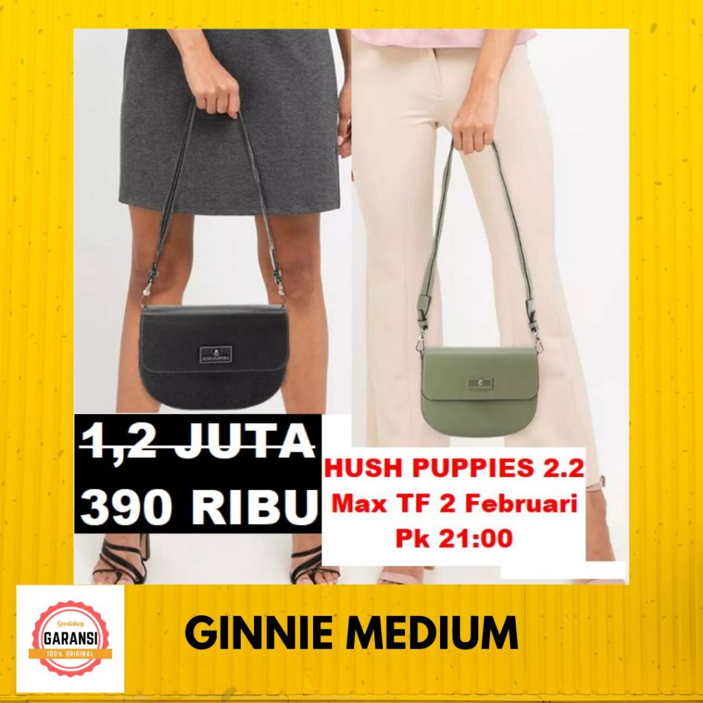 Tas Hush Puppies Sale GINNIE sling bag 100% ORI STORE