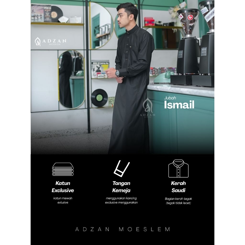 Jubah Pria Exclusive Gamis premium Baju muslim slimfit