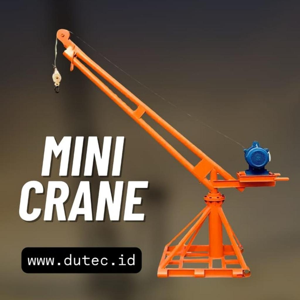 Dutec Mini Crane / Derek Listrik / Lifting Crane Listrik Putar 360 Derajat