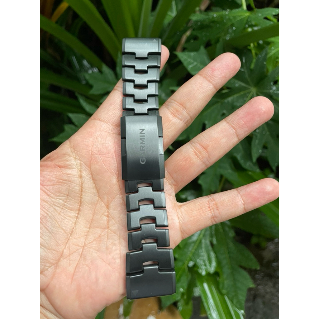 strap original Quickfit DLC TITANIUM GARMIN 26mm dan 22mm