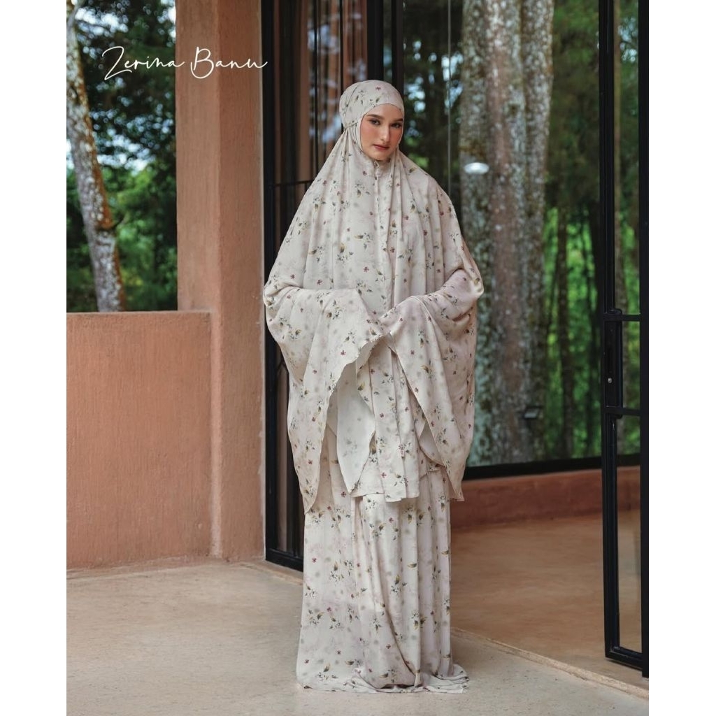 Mukena Danilla ALMOND MILK HLZB ( Zerina Banu )