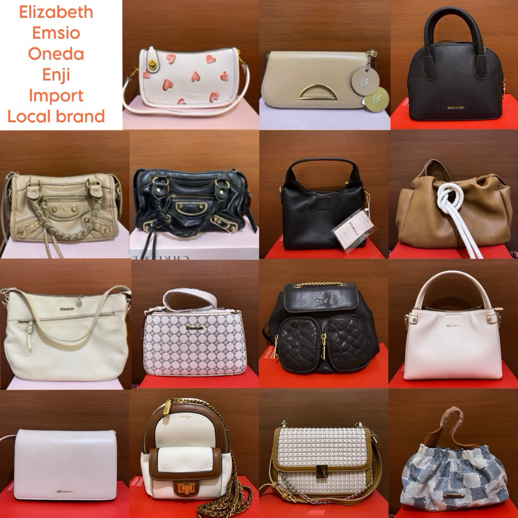 SALE JUAL RUGI PRELOVED TAS ELIZABETH GOSH BELLEZA ENJI LESFEMMES NUBUKBAG DLL