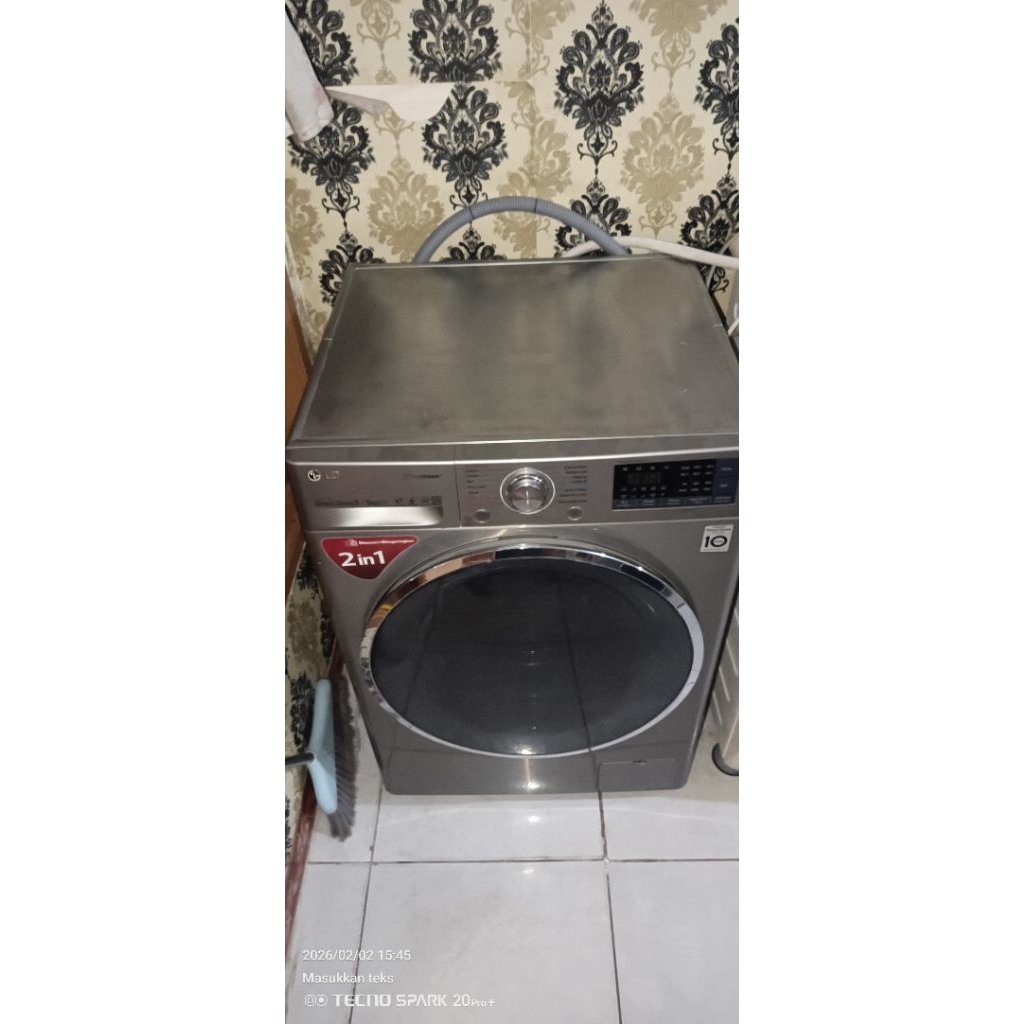 Mesin cuci LG direct drive inverter 9,5kg