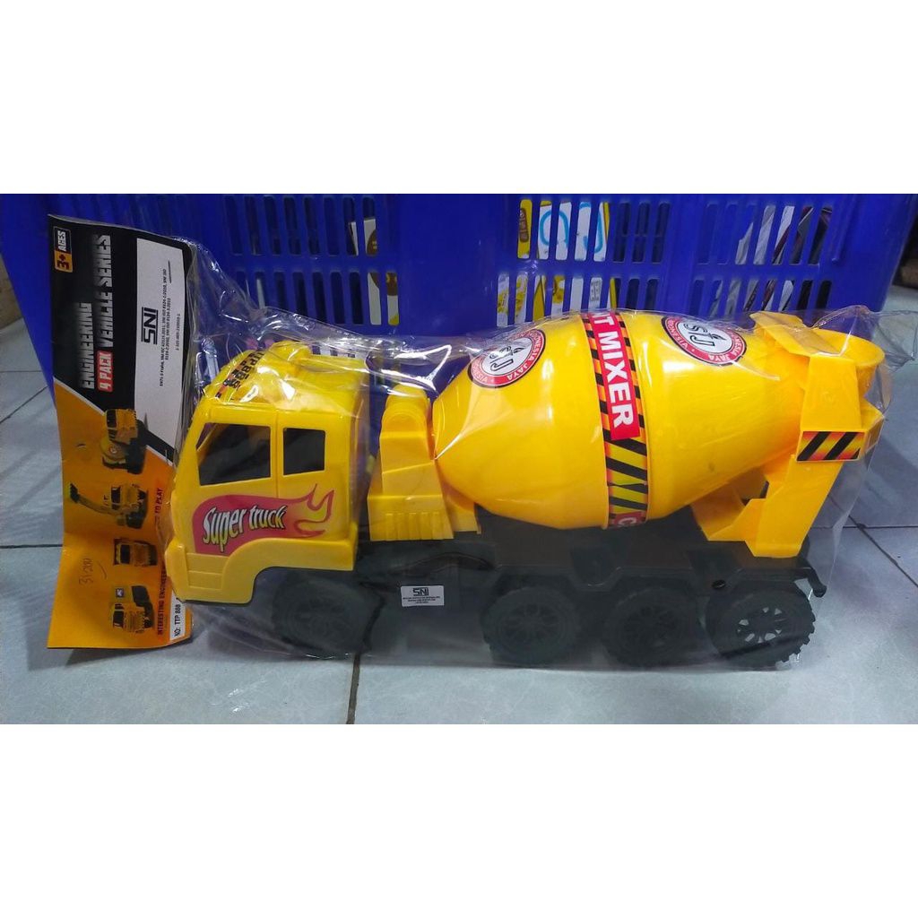 Mainan Truk Molen Anak Ukuran Jumbo - Aman, Nyaman, Tanpa Baterai