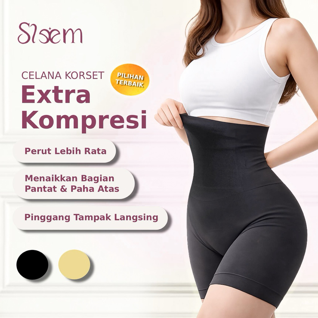 { SLEEM }  Celana Korset Pelangsing celana Korset Melahirkan Korset Mengecilkan Perut Korset Celana 