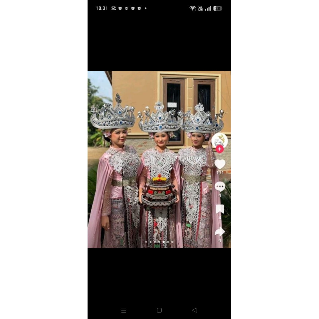 set tari Lampung#tari Lampung#siger murah
